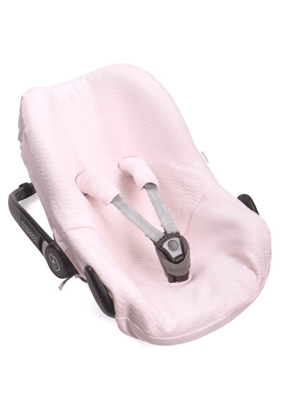 Car seat cover Chevron Chevron Light Pink