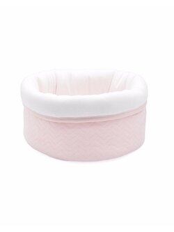 Commodemandje Chevron Light Pink