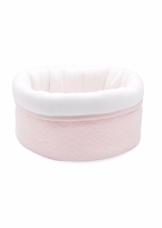 Care basket Chevron Light Pink