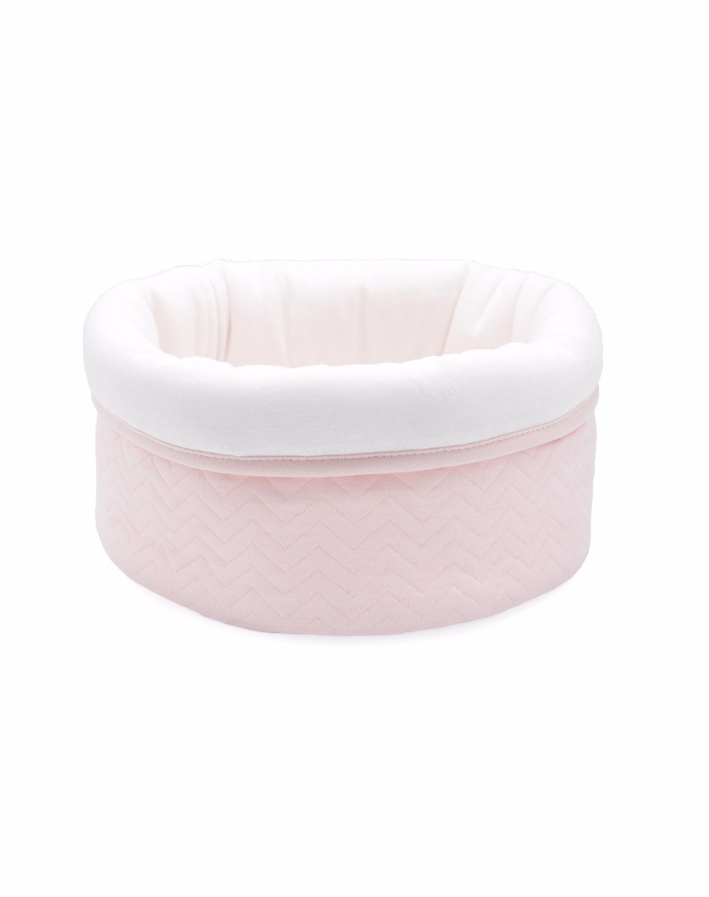 Care basket Chevron Light Pink