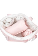 Nursery bag Chevron Light Pink