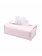 Kleenex Box Cover Chevron Light Pink