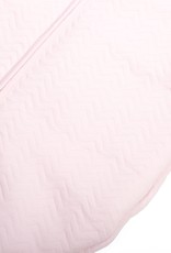 Sac de couchage bébé en jersey 70cm Chevron Light Pink avec manches détachables