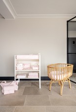 Housse de lingettes pour bébé Chevron Light Pink