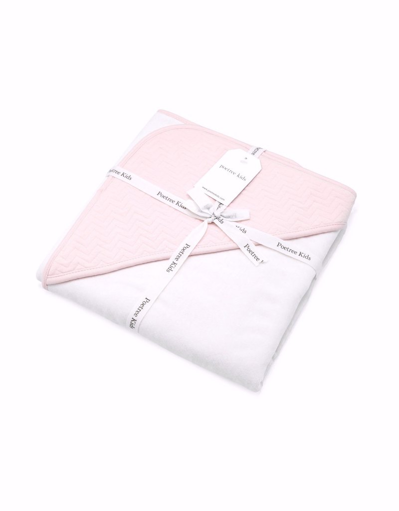 Wrapping blanket Chevron Light Pink