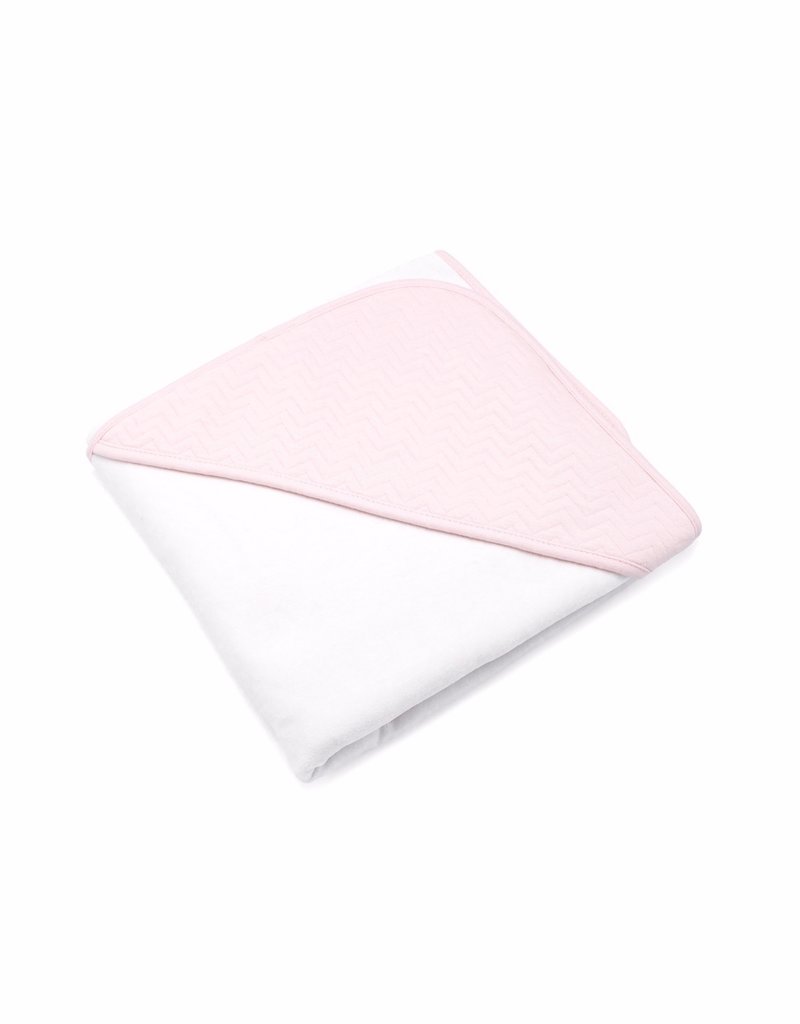 Couverture enveloppante Chevron Light Pink