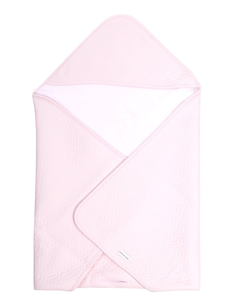 Wrapping blanket Chevron Light Pink