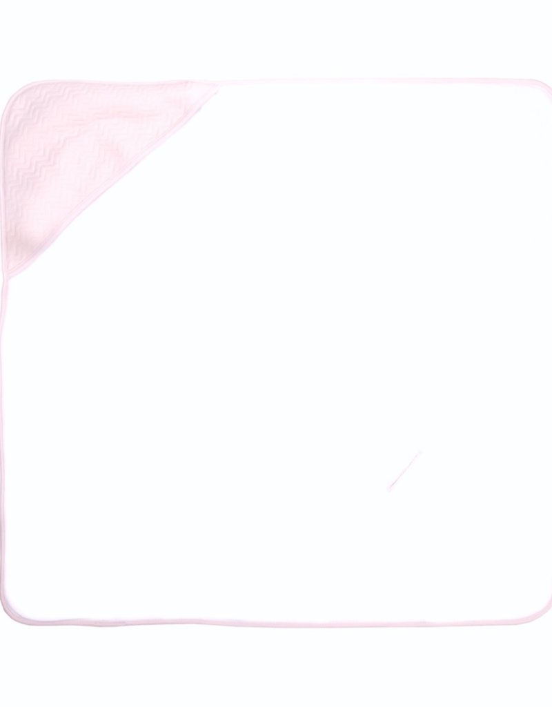 Couverture enveloppante Chevron Light Pink