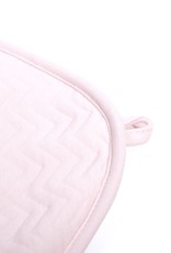 Couverture enveloppante Chevron Light Pink