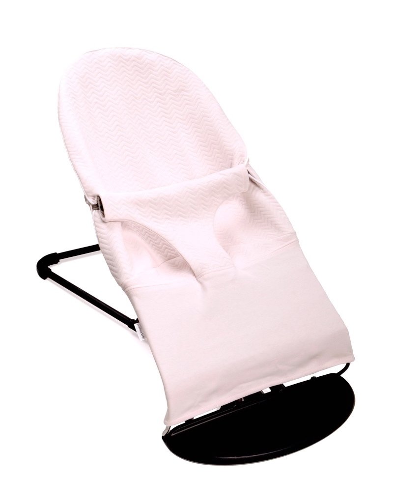 Protective cover for the Babybjörn bouncer Chevron Light Pink