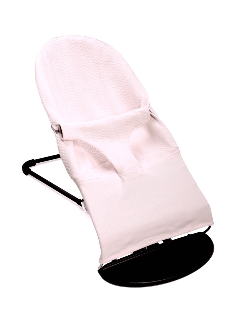 Protective cover for the Babybjörn bouncer Chevron Light Pink