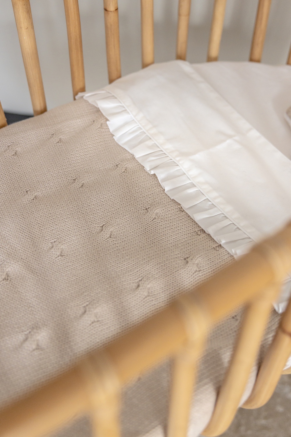 Wiegdeken gevoerd Chamonix  Camel