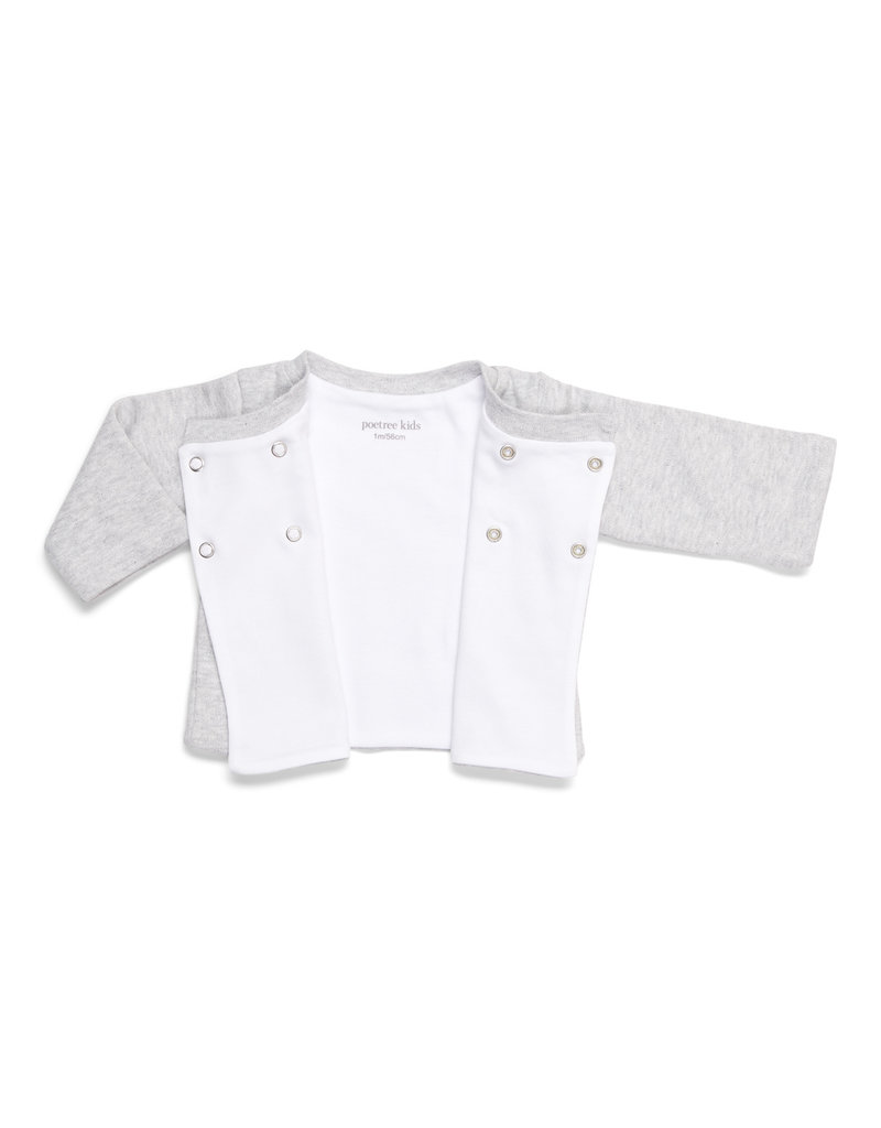 Ensemble bébé 2 pièces Gris chiné - Poetree Kids