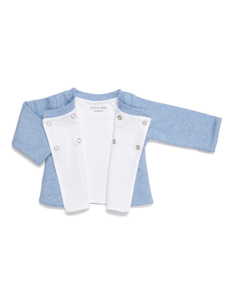 Gilet/veste bébé Denim Blue