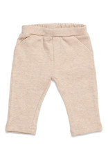 Ensemble bébé 2 pièces chemise blanc avec pantalon camel