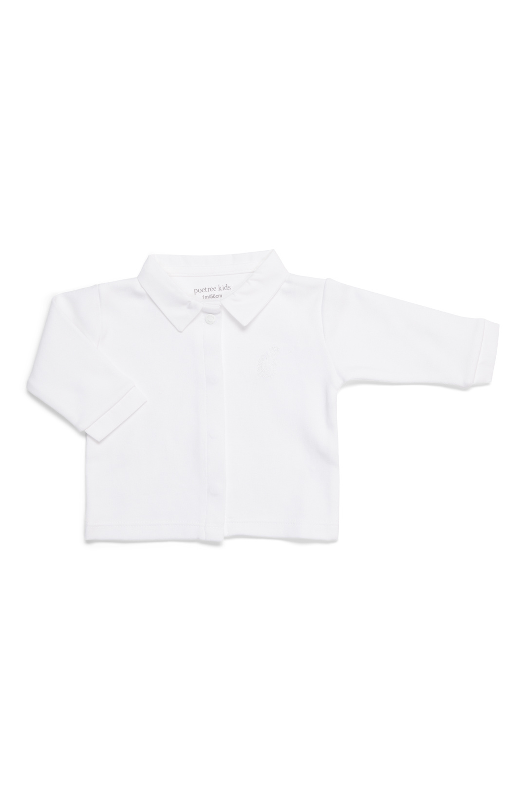 2 - Piece baby set white shirt with camel pants