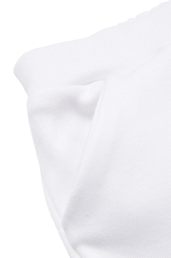 Ensemble bébé 2 pièces chemise bleu jean avec pantalon blanc