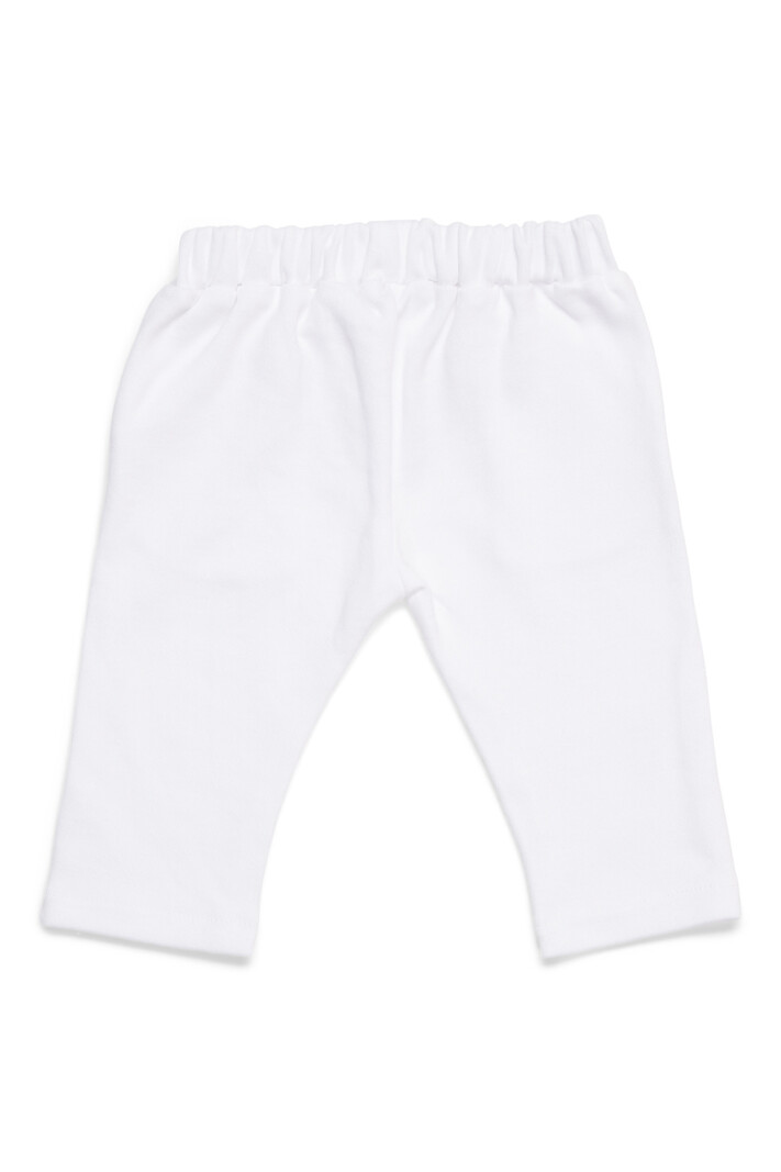 Ensemble bébé 2 pièces chemise bleu jean avec pantalon blanc