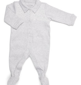 Baby suit Chevron Light Grey Melange