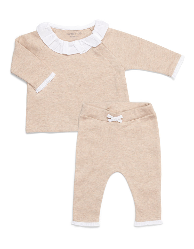 2 - Delige baby set Camel