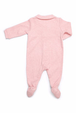 Baby Suit Chevron Pink Melange