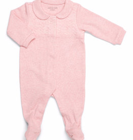 Baby suit Chevron Pink Melange