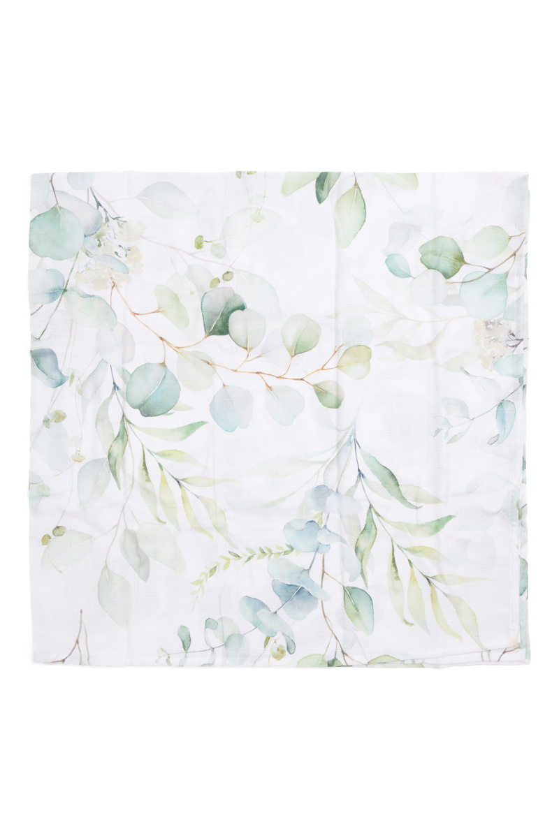 Linges en coton impression Botanique