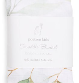 Swaddle blanket Botanical print