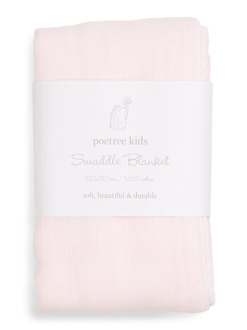 Couverture mousseline bébé Light Pink