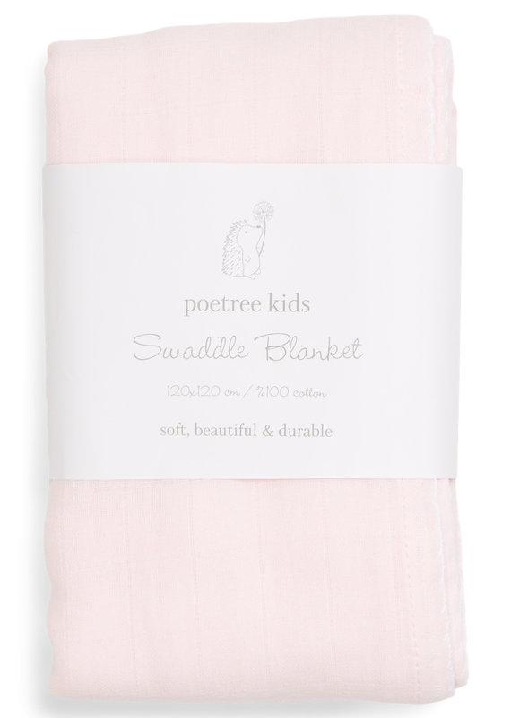 Couverture mousseline bébé Light Pink