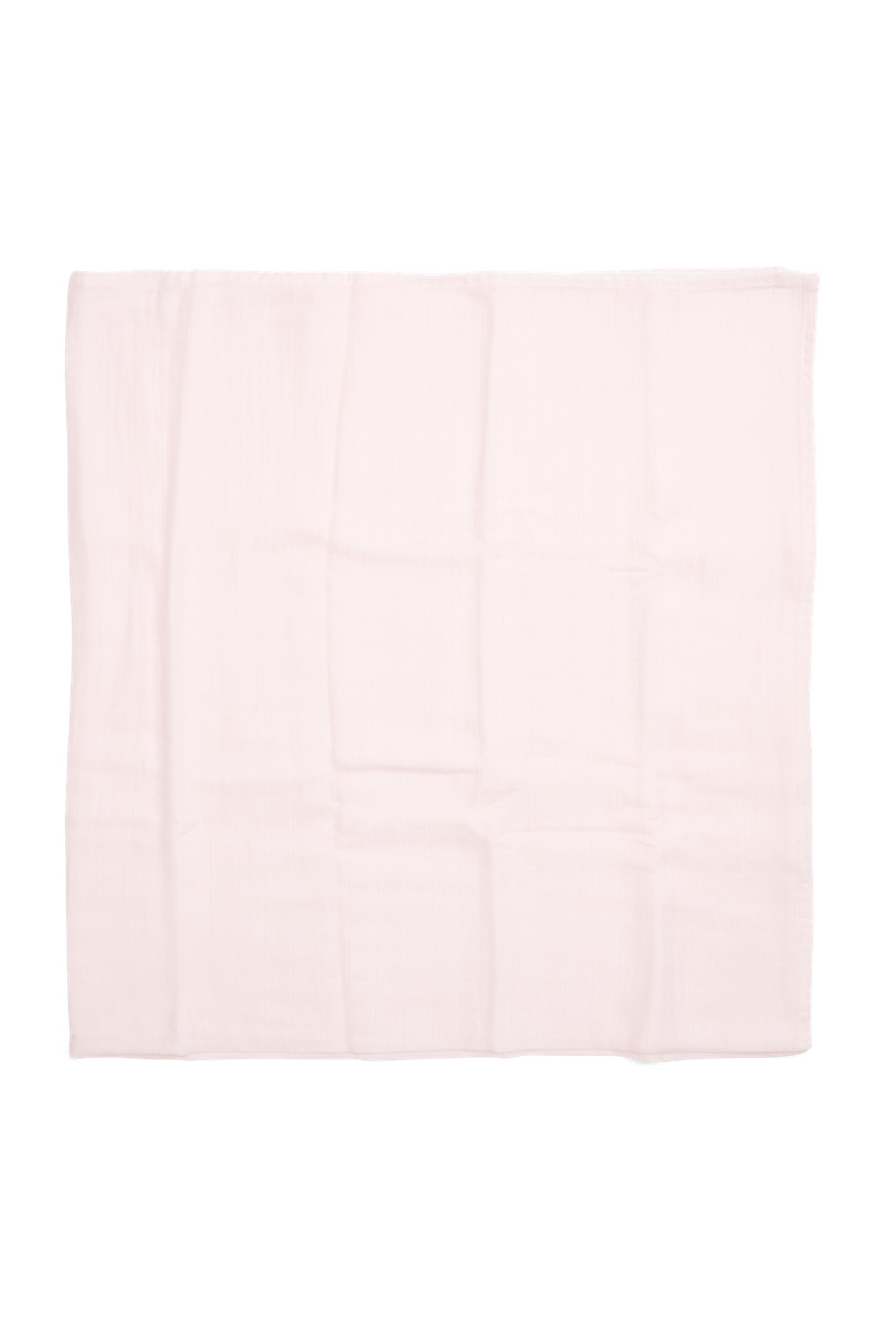Couverture mousseline bébé 120x120cm Light Pink