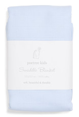 Swaddle blanket 120x120cm Light Blue