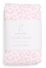 Swaddle doek 120x120cm Leopard print Pink