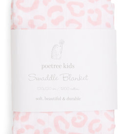 Swaddle doek Leopard print Pink