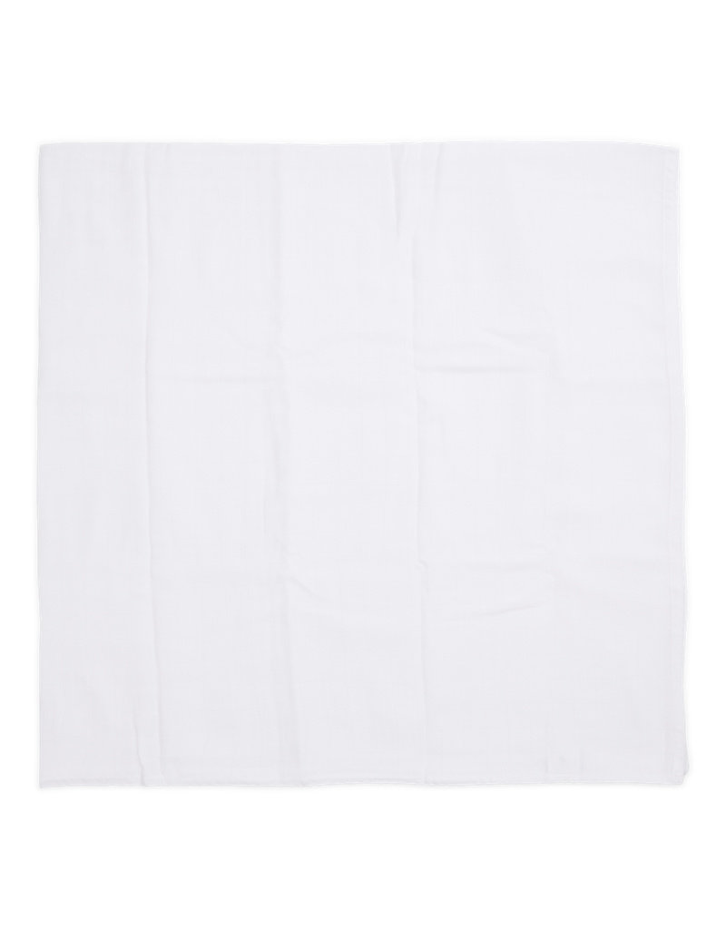 Couverture mousseline bébé 120x120cm White