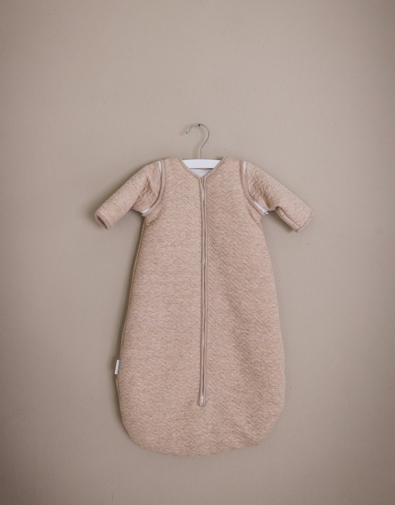 Jersey baby sleeping bag 70cm with detachable sleeves