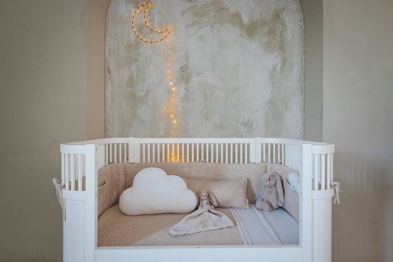 Cot Blanket lined Chevron Light Camel