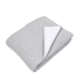 Cot blanket Antibes Light grey melange