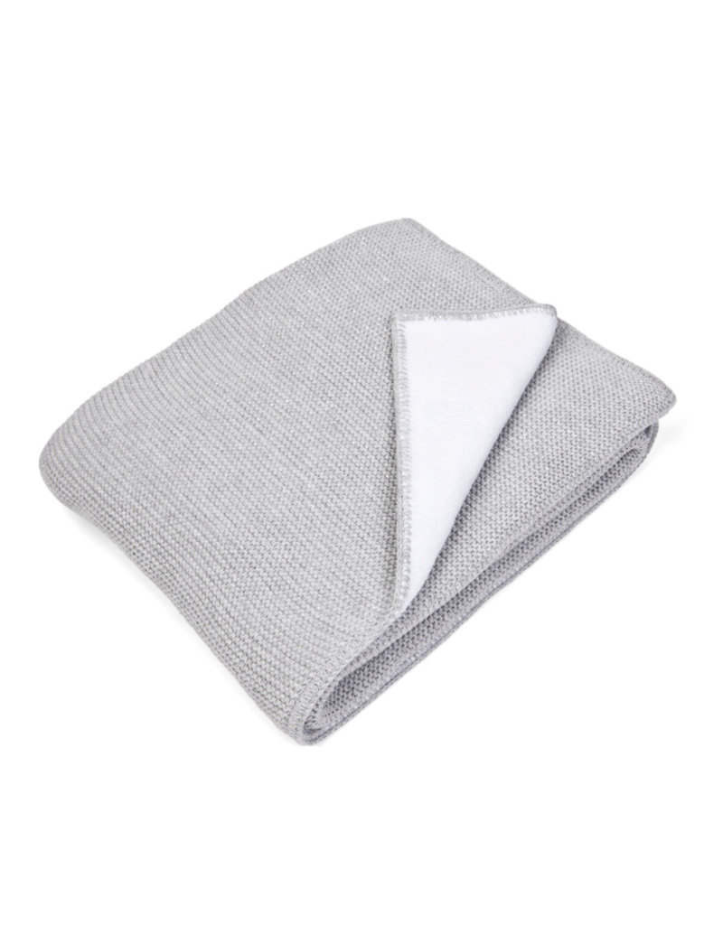 Cot blanket Antibes Light grey melange