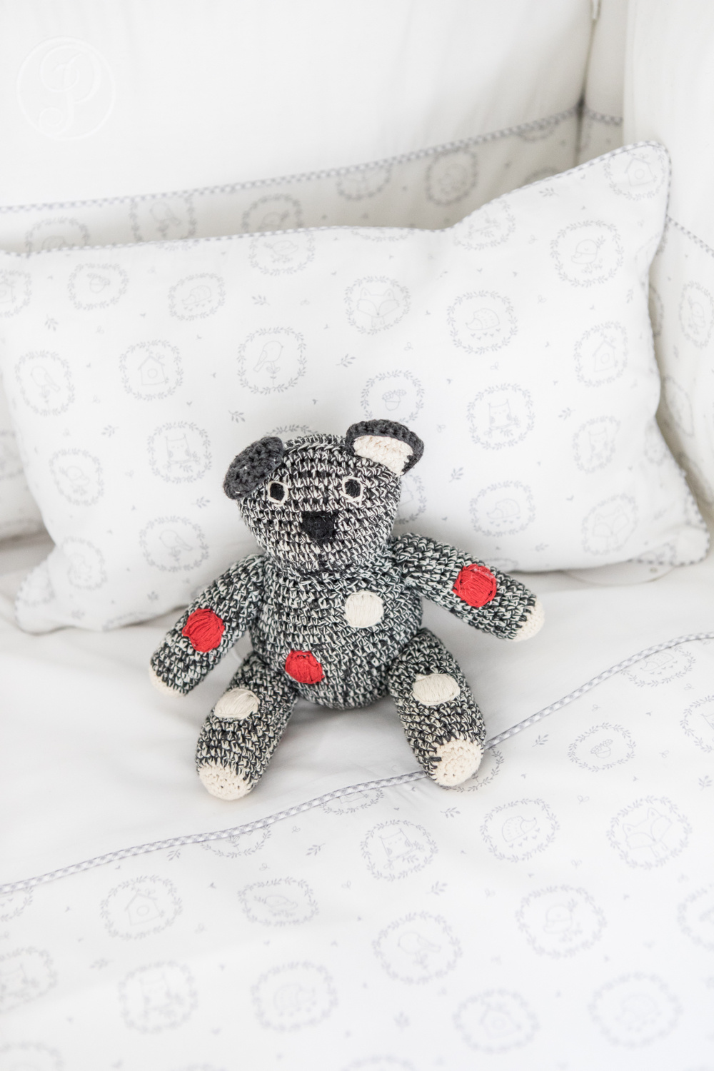 Decoratie kussen Little Forest Grey