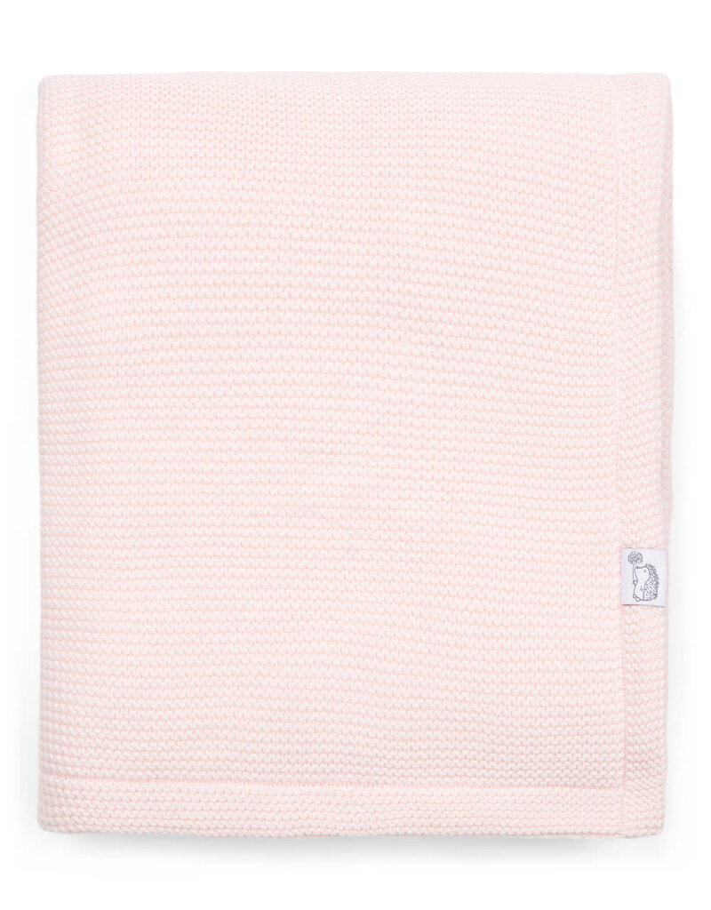 Gebreide Wiegdeken gevoerd Antibes Powder Pink