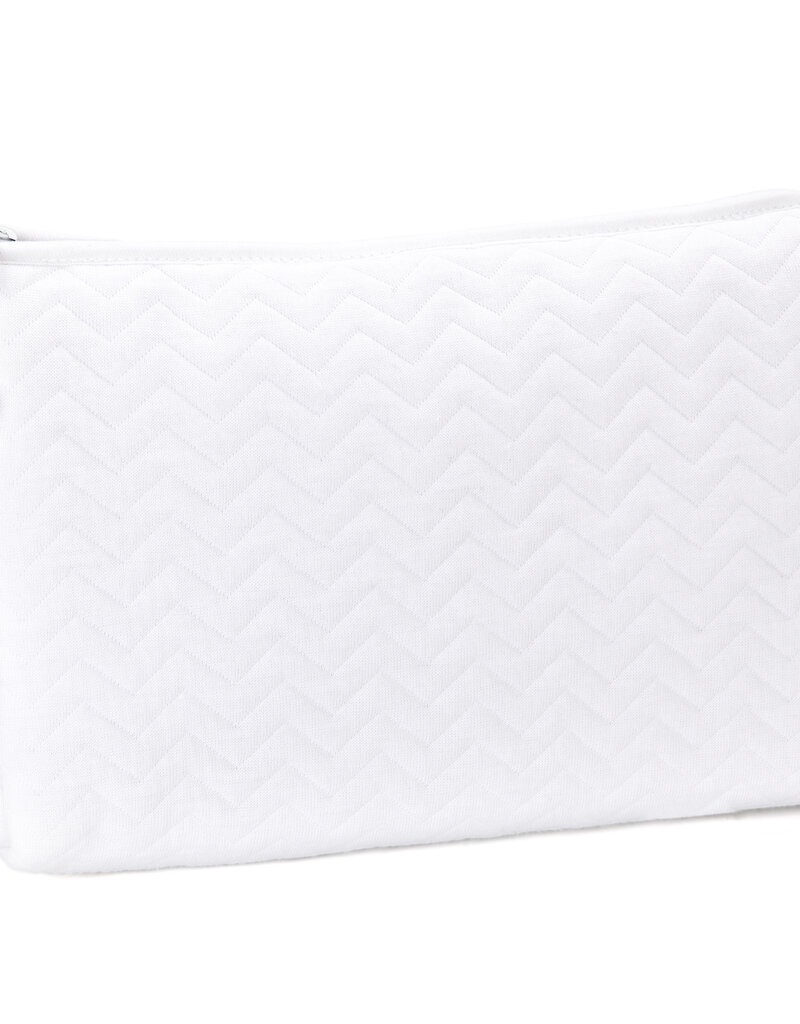 Ensemble-cadeau Chevron White avec blue clair