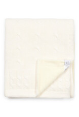 Crib blanket lined Chamonix Off white