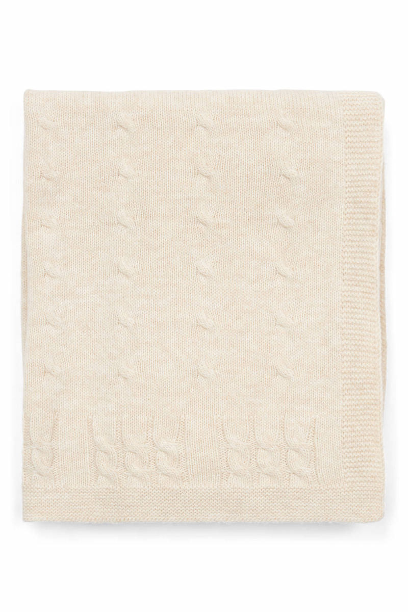 Chamonix Wolmix Wiegdeken Light Sand