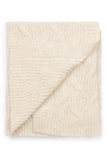 Couverture Berceau Laurel Laine mélangée Light Sand