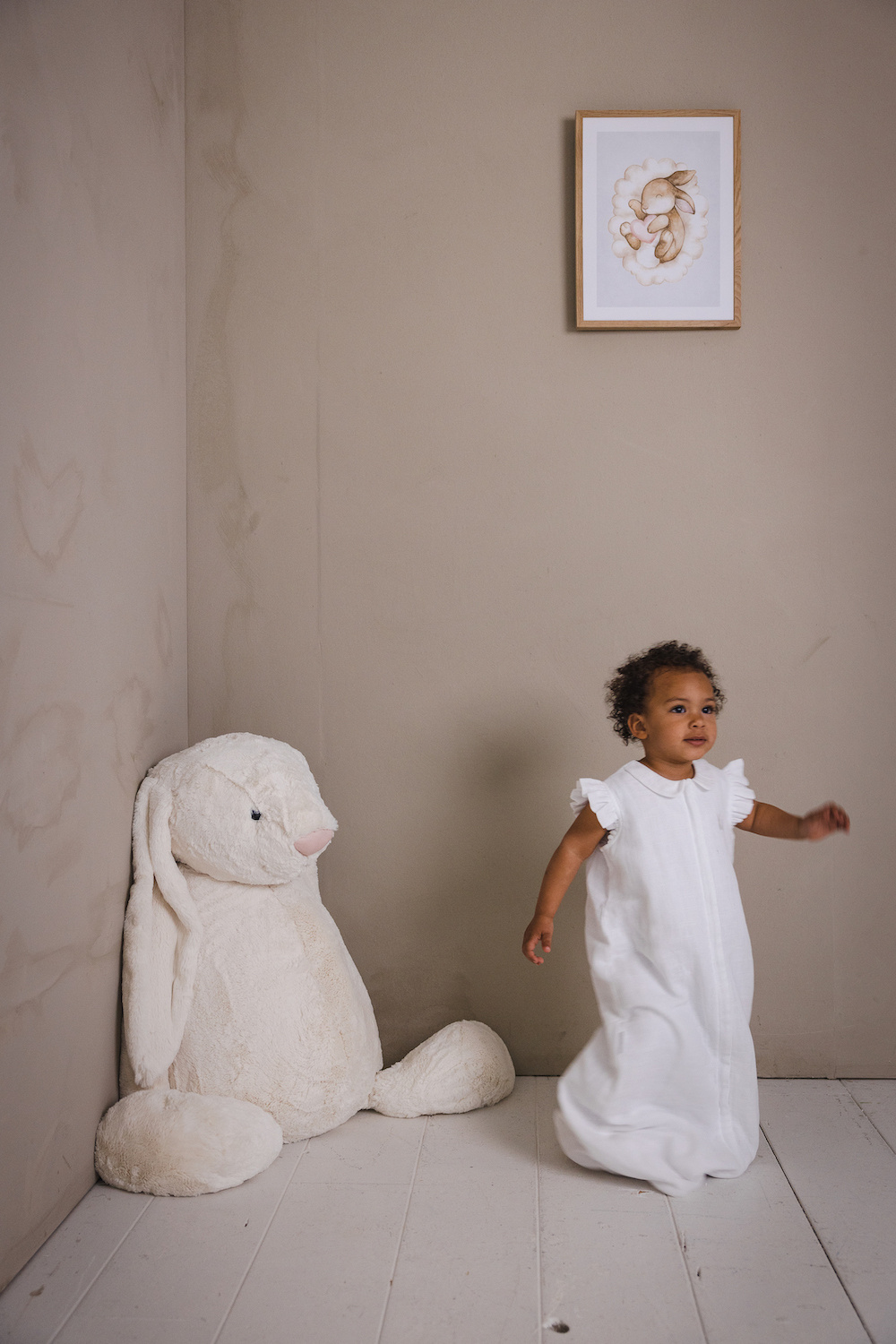 Tetra Babyslaapzak 90cm Ruffle Zomer White