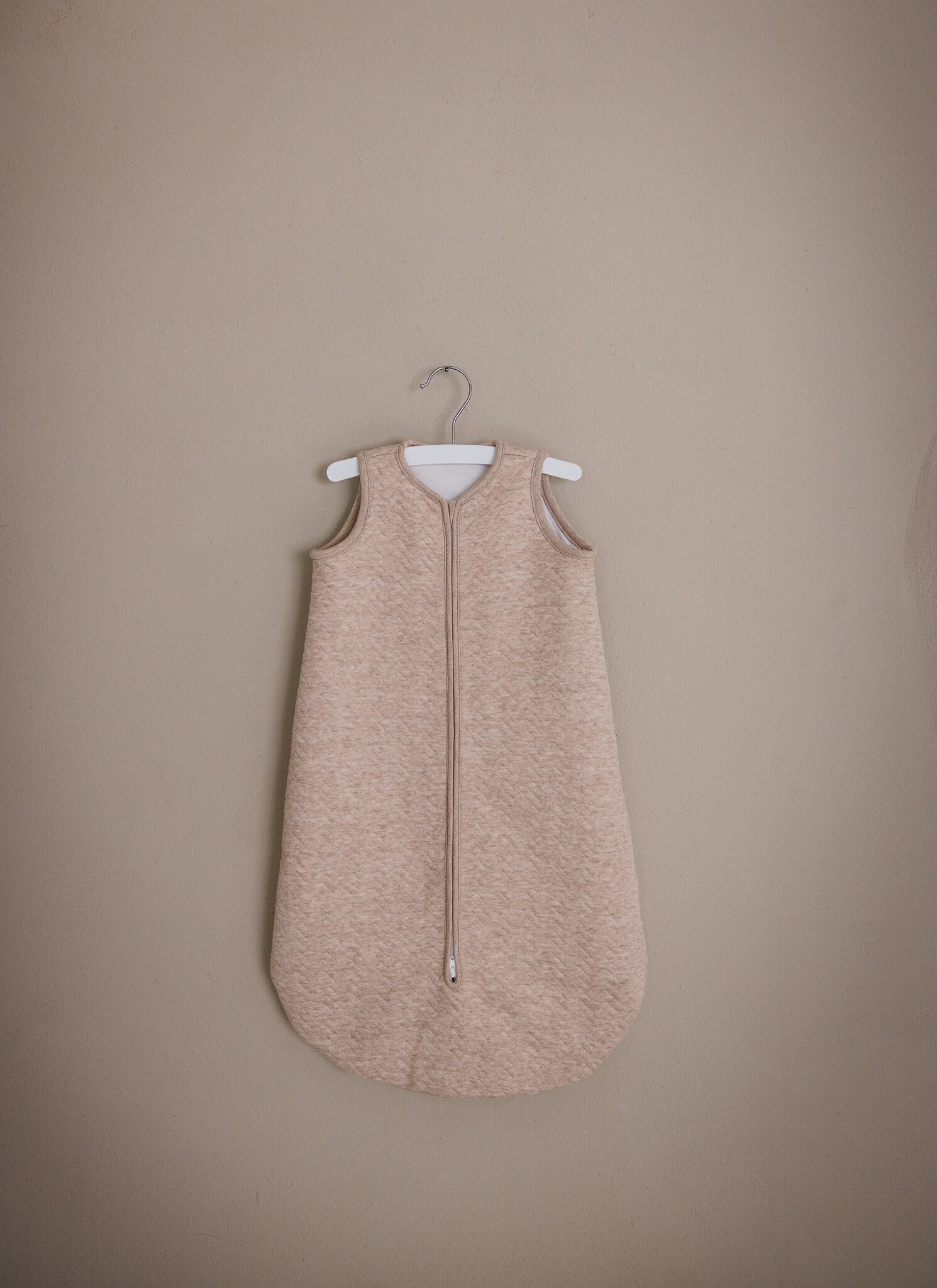 Jersey baby sleeping bag 70cm Summer Chevron Light Camel