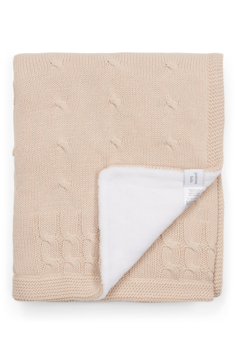 Wiegdeken gevoerd Chamonix  Camel