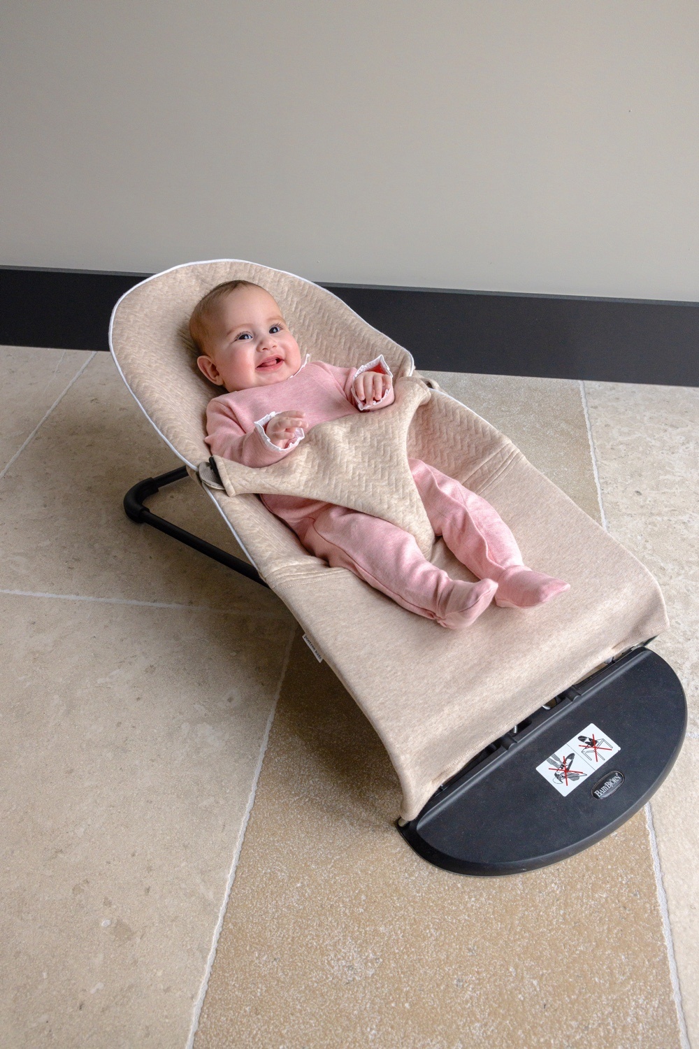 Beschermhoes voor de Babybjörn wipstoel Chevron Light Camel