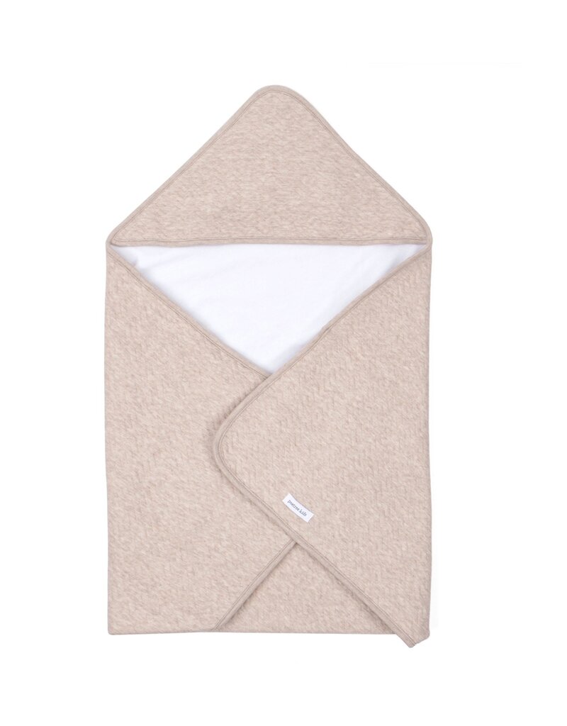 Couverture enveloppante Chevron Light Camel